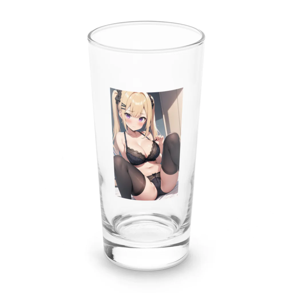 sion1010の美少女ランジェリーグッズ Long Sized Water Glass :front