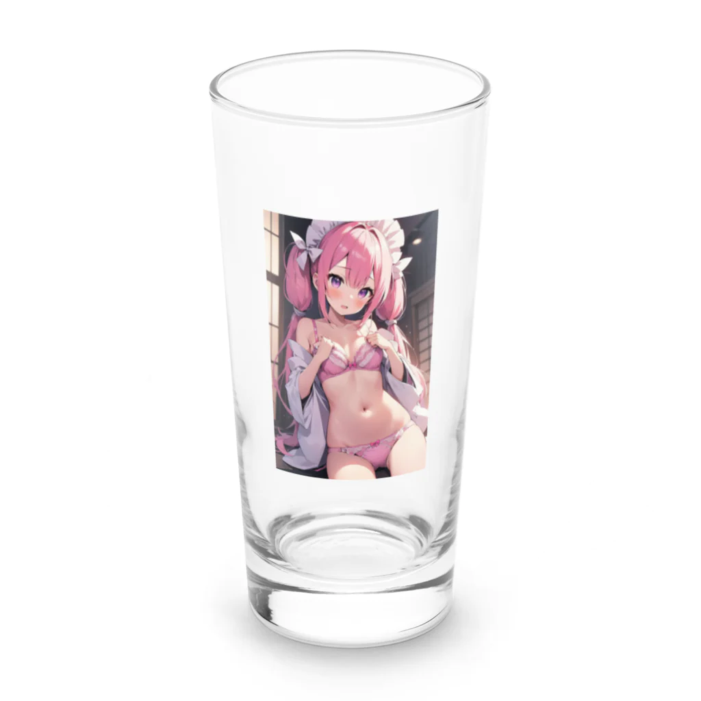 sion1010の美少女ランジェリーグッズ♪ Long Sized Water Glass :front