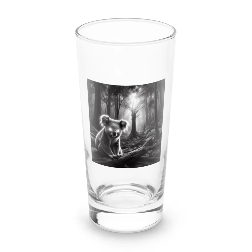 animalsの神秘的なコアラ Long Sized Water Glass :front