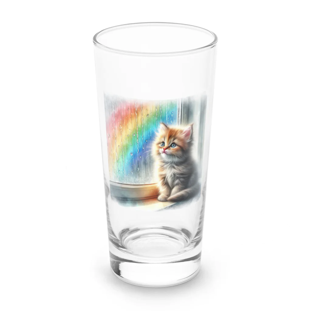 Akiraの猫 Long Sized Water Glass :front