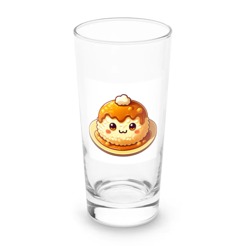 TAKACCHI_STOREのカレーちゃん Long Sized Water Glass :front