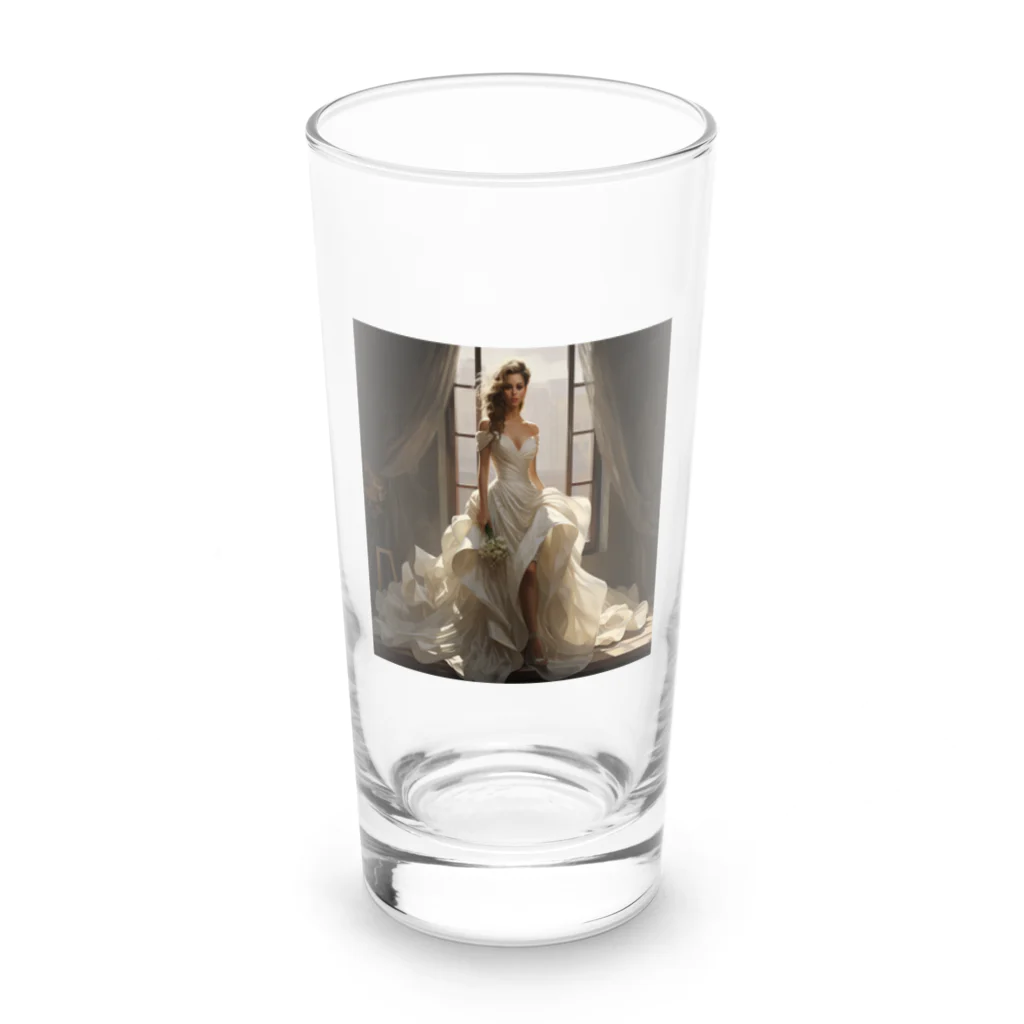 AQUAMETAVERSEのウエデｲングドレス　なでしこ1478 Long Sized Water Glass :front