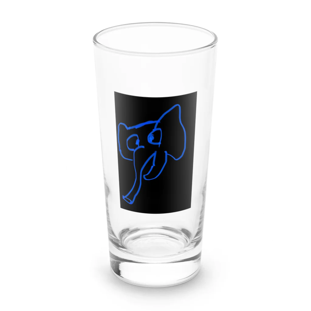 shabadabakayouのキマっちゃってるゾウ Long Sized Water Glass :front