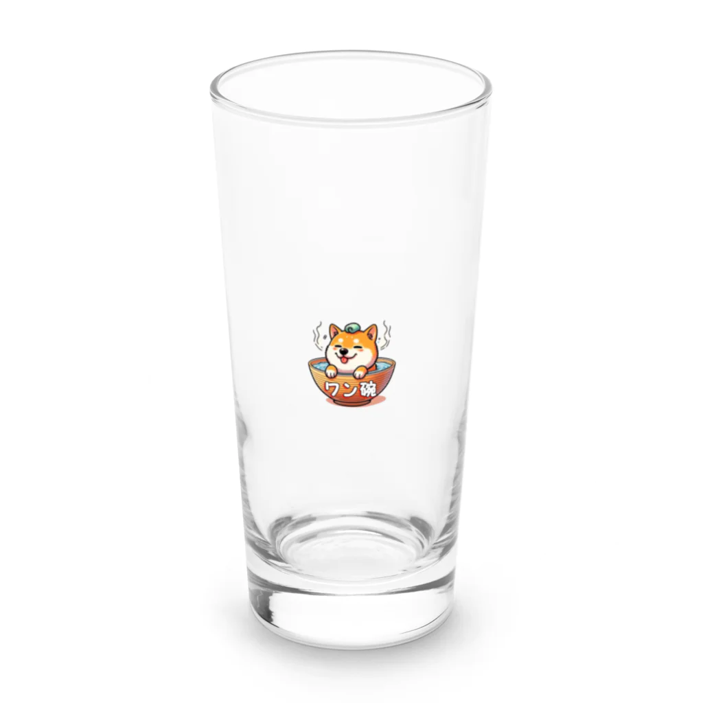 ピヨるっちの「ワンワンお風呂茶碗シリーズ」🐶 Long Sized Water Glass :front