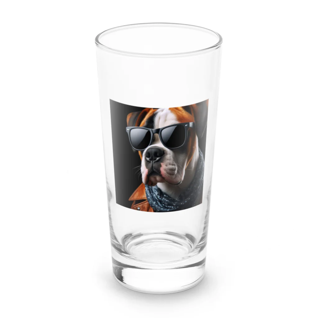 cool-aitemのスタイリッシュなサングラス犬 Long Sized Water Glass :front