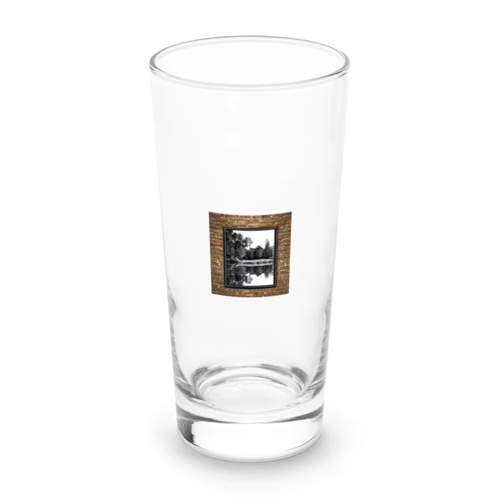 yasuwoのレトロ　風景 Long Sized Water Glass :front