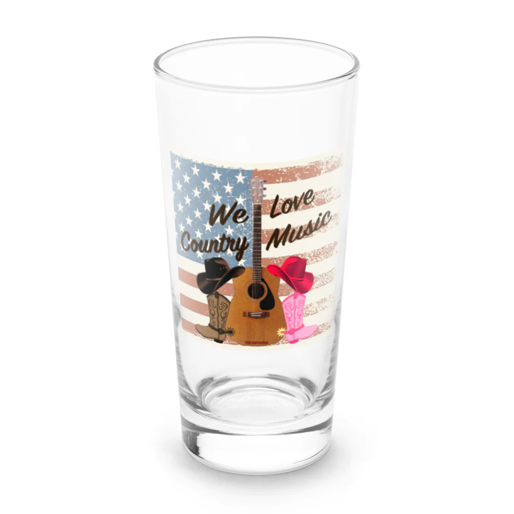 country music house !の2024 Country Music Long Sized Water Glass :front