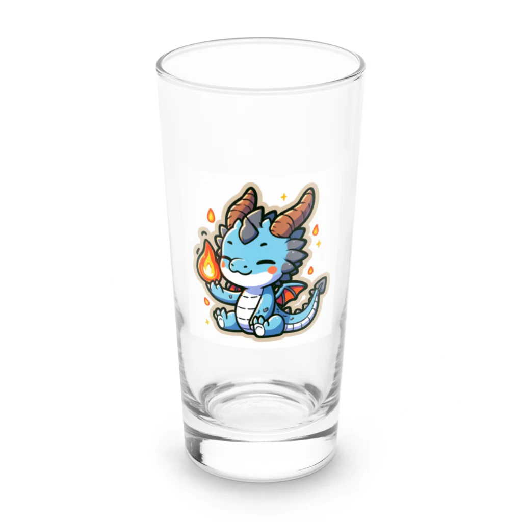 scarlet358のドラゴンくん Long Sized Water Glass :front