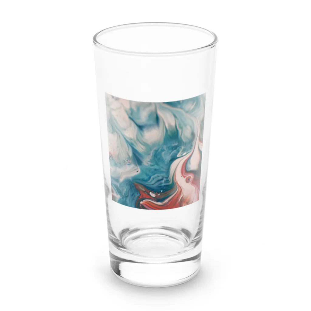 R-mayの鮮やかなマーブル Long Sized Water Glass :front