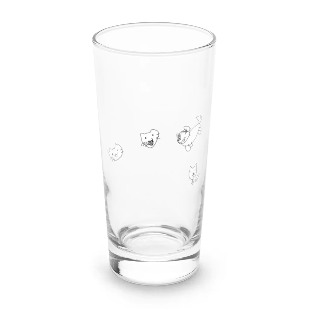 ハルヒのねこちゃん Long Sized Water Glass :front