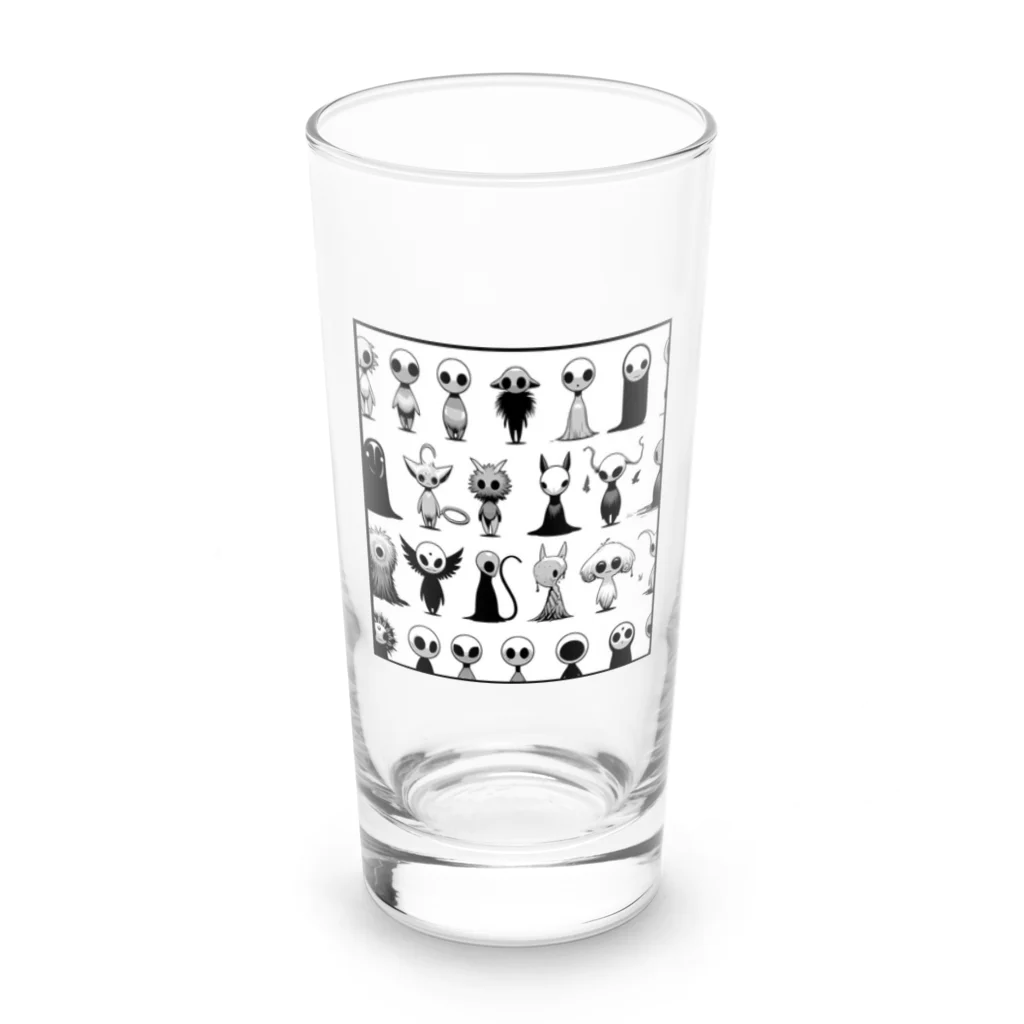 きままにまにまにの不可思議な隣人 Long Sized Water Glass :front