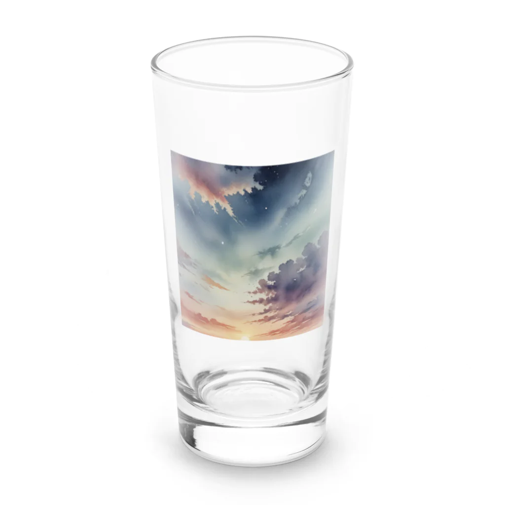 秋山せれなの空のグラデーション Long Sized Water Glass :front