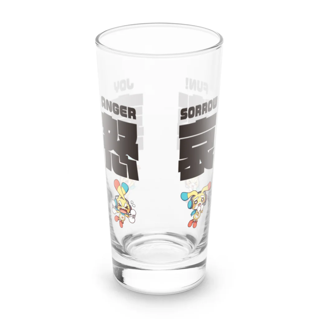 Peketsの【ペケッツ】喜怒哀楽ペケッツ Long Sized Water Glass :front