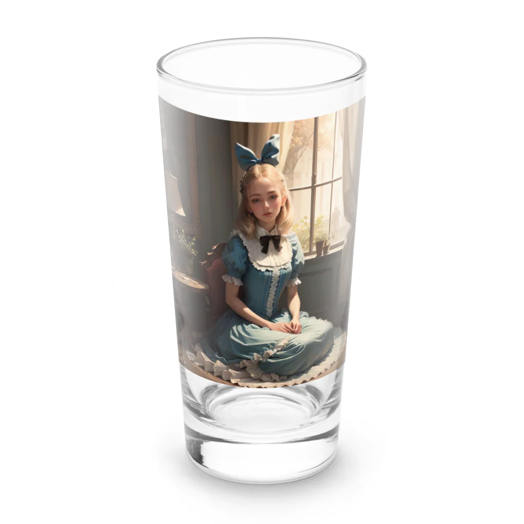 LONGSTONEのアリスインワンダーランド Long Sized Water Glass :front