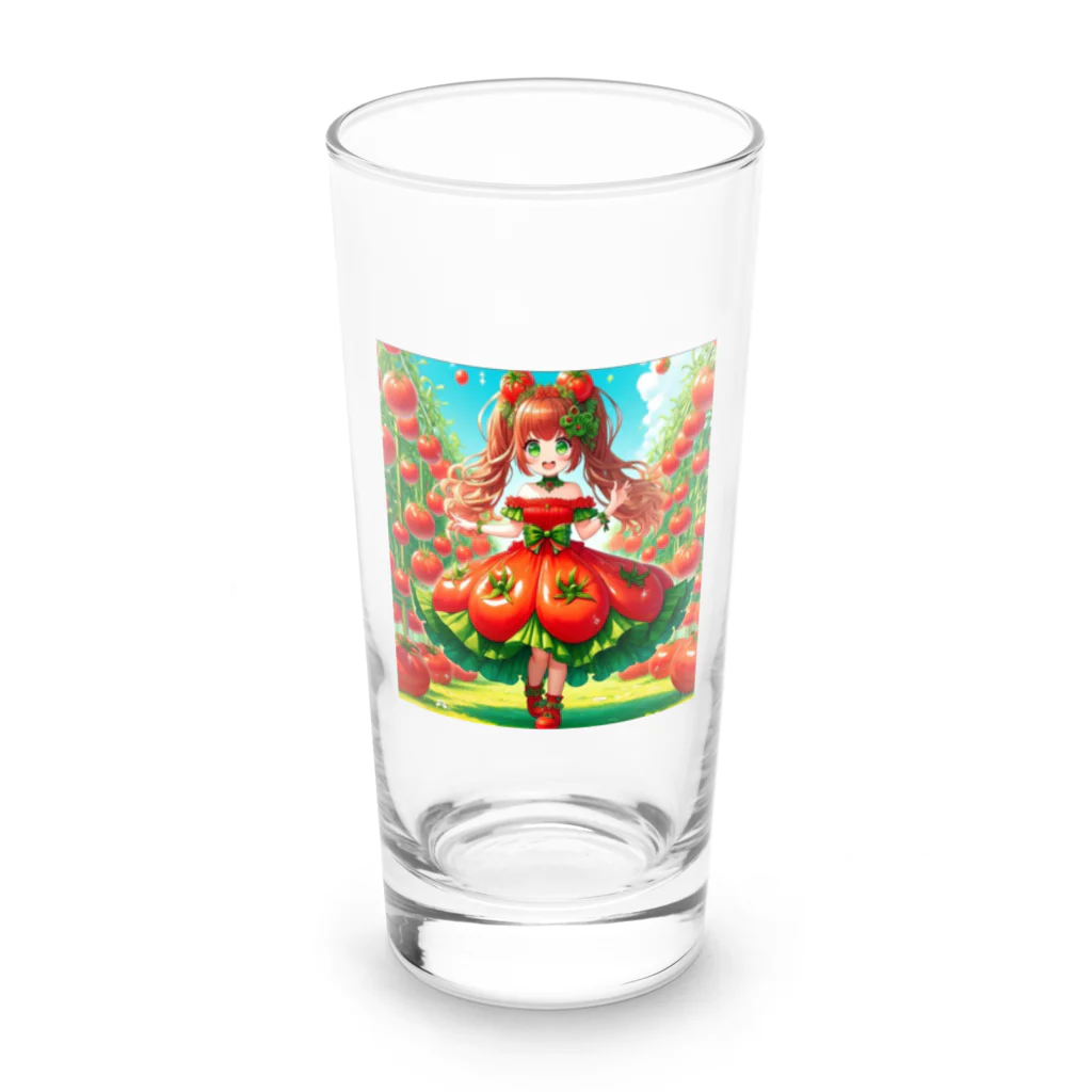 bottaの可愛い、トマト、リコピン Long Sized Water Glass :front