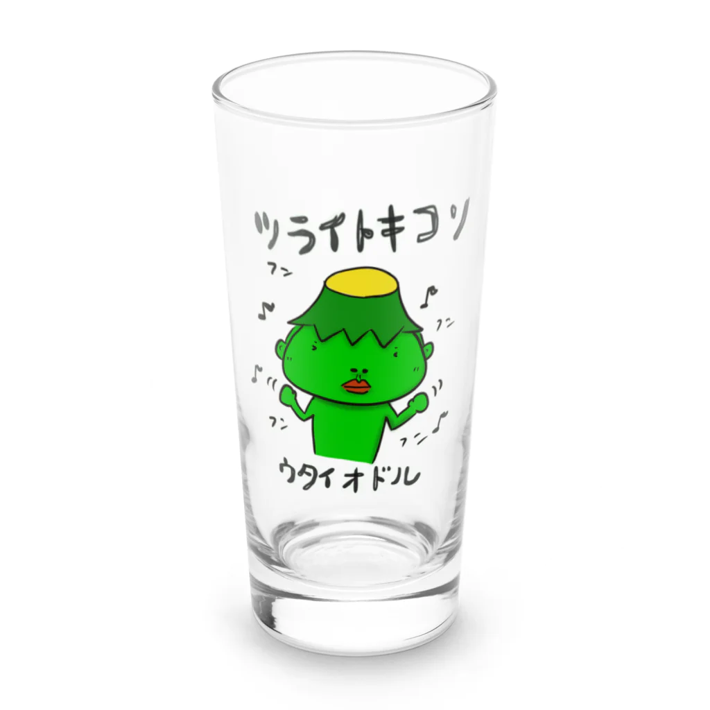 SUKI_KAPPA_STOREのシン　ツライトキコソウタイオドル Long Sized Water Glass :front