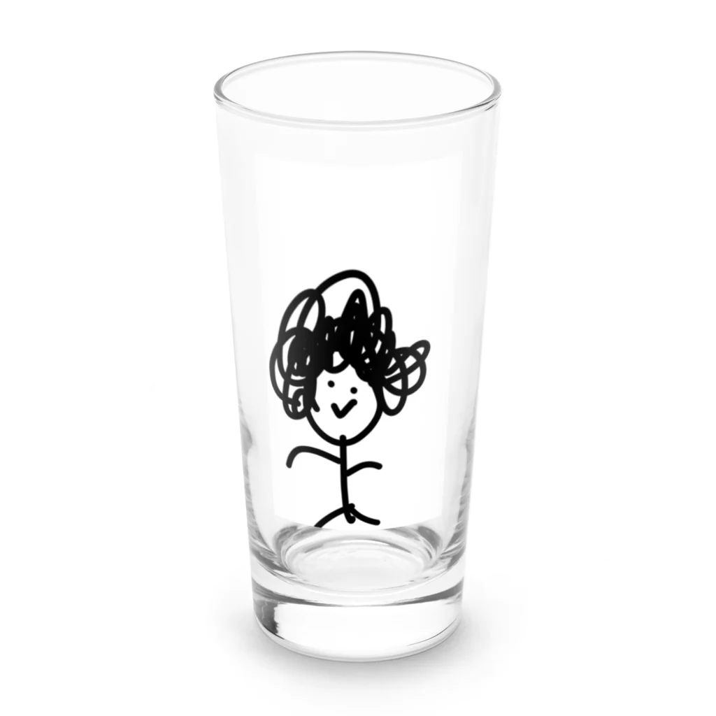 かいちゃんの天パくん Long Sized Water Glass :front