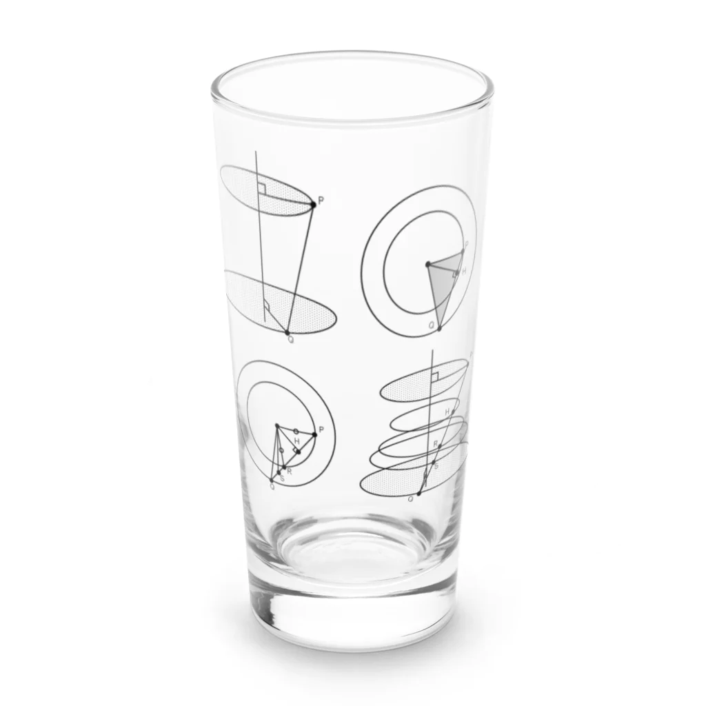 Otto Cohenのねじれた点移動 Long Sized Water Glass :front