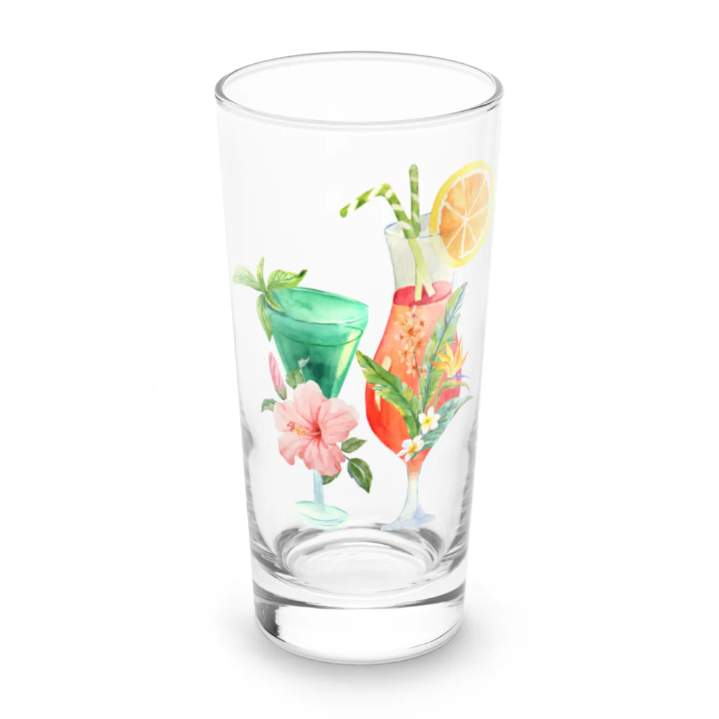 きら星のトロピカルジュース Long Sized Water Glass :front