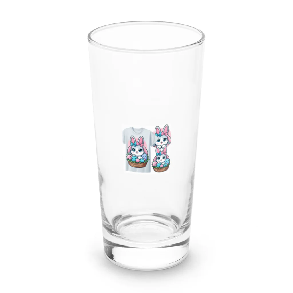 denyo dreamの快眠子ウサギ Long Sized Water Glass :front