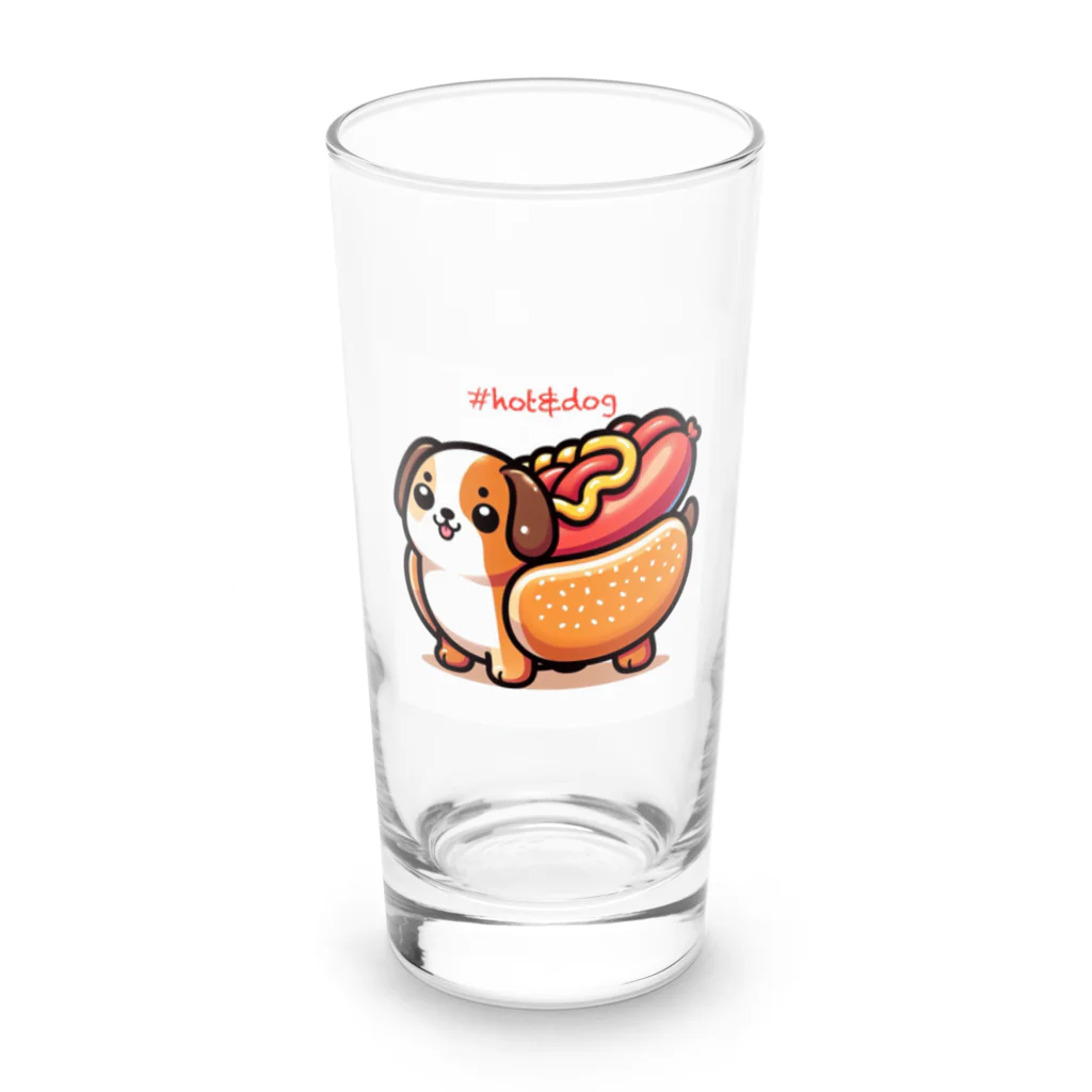 ドッくんショップのホットドッくん Long Sized Water Glass :front