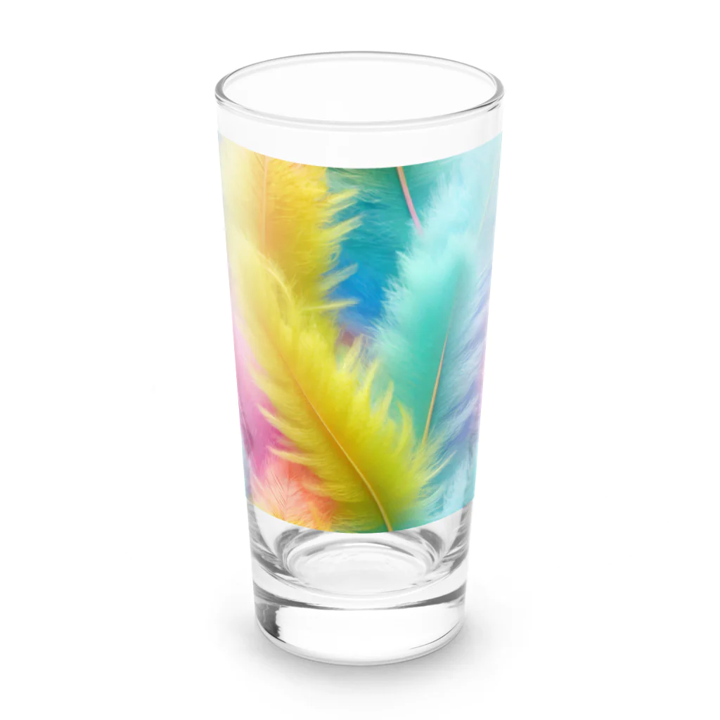 chan-takehaniの羽根のカレイドスコープ Long Sized Water Glass :front