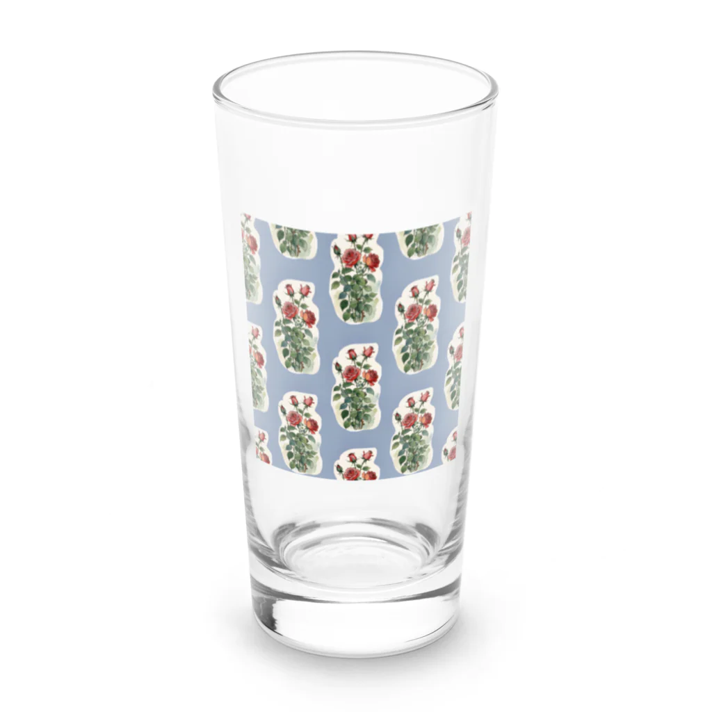 (っ◔◡◔)っ ♥ Le Petit Trésor ♥の𝕲𝖆𝖗𝖉𝖊𝖓 𝕽𝖔𝖘𝖊 Long Sized Water Glass :front