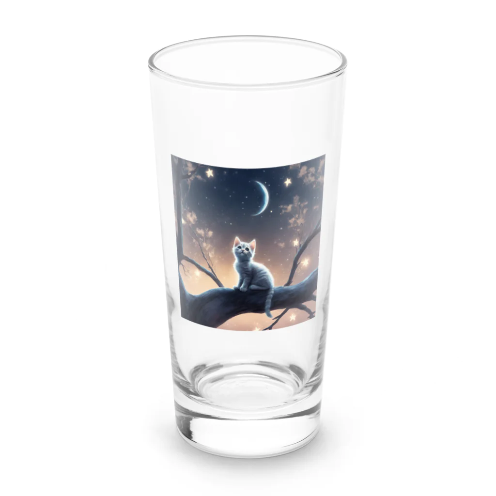 MAF_の月明かりの下で🌙 Long Sized Water Glass :front