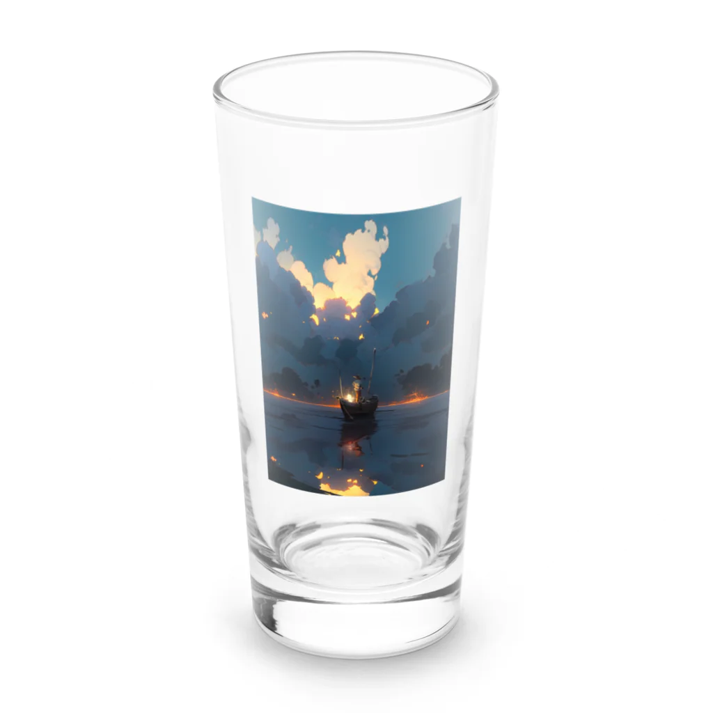 AQUAMETAVERSEの漁り火　なでしこ1478 Long Sized Water Glass :front