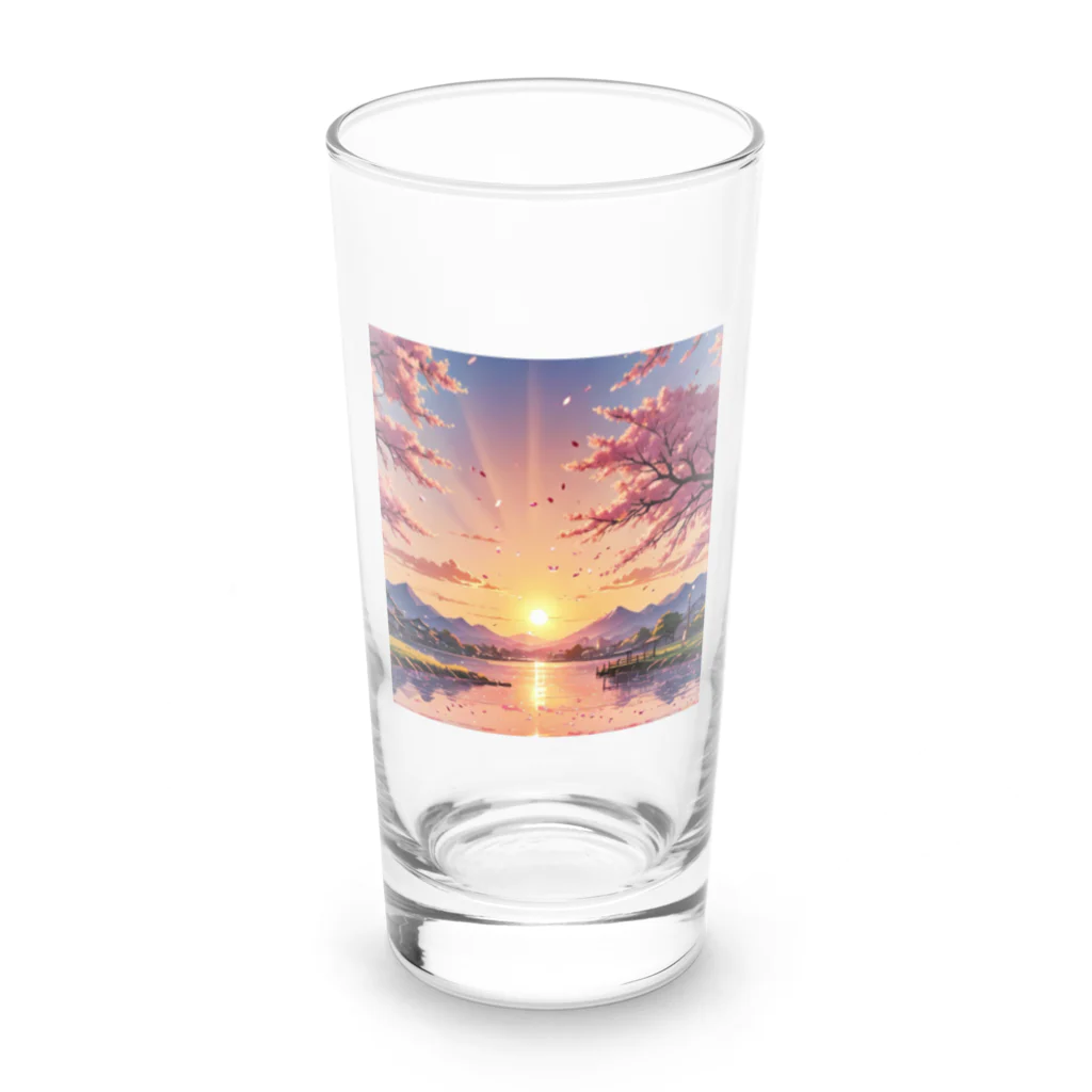 ここのよていの桜の季節2 Long Sized Water Glass :front