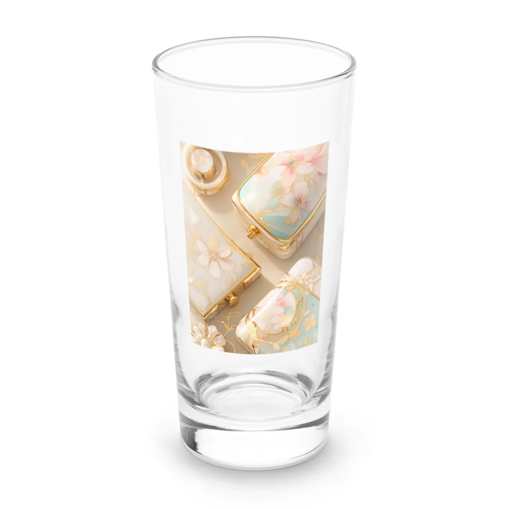 AQUAMETAVERSEの小物入れ、可愛い　なでしこ1478 Long Sized Water Glass :front