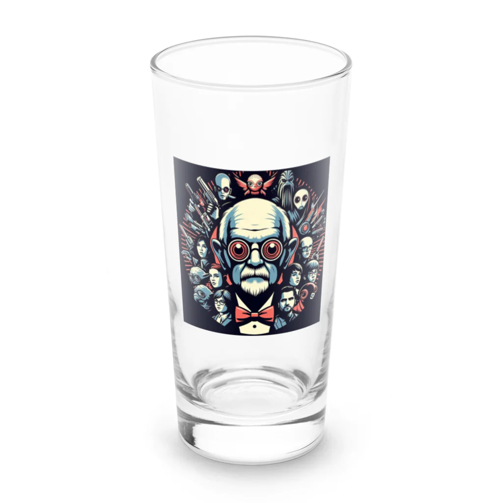 machomacho1の色彩のハーモニー：サイケデリックな交響曲 Long Sized Water Glass :front