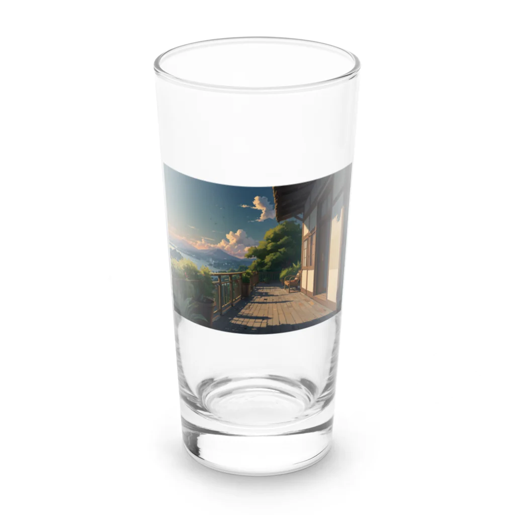 okiraku202の別荘 Long Sized Water Glass :front