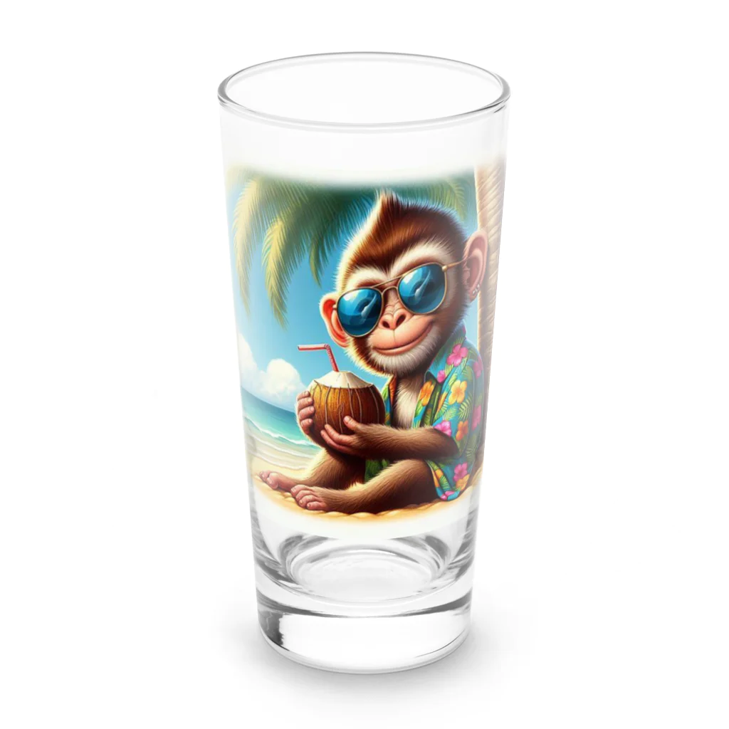 ビーストのモンキー🐒 Long Sized Water Glass :front