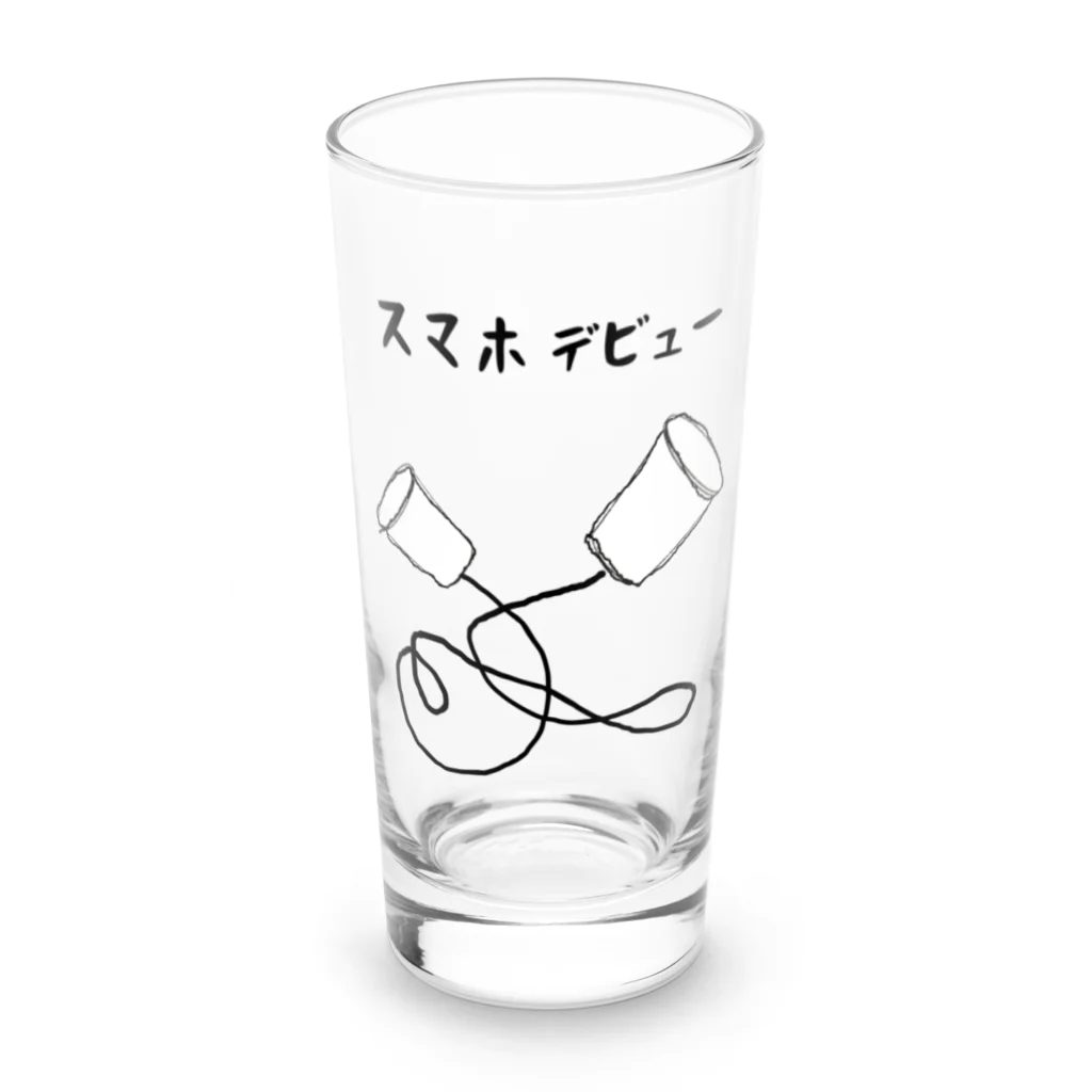 g_bのスマホデビュー Long Sized Water Glass :front