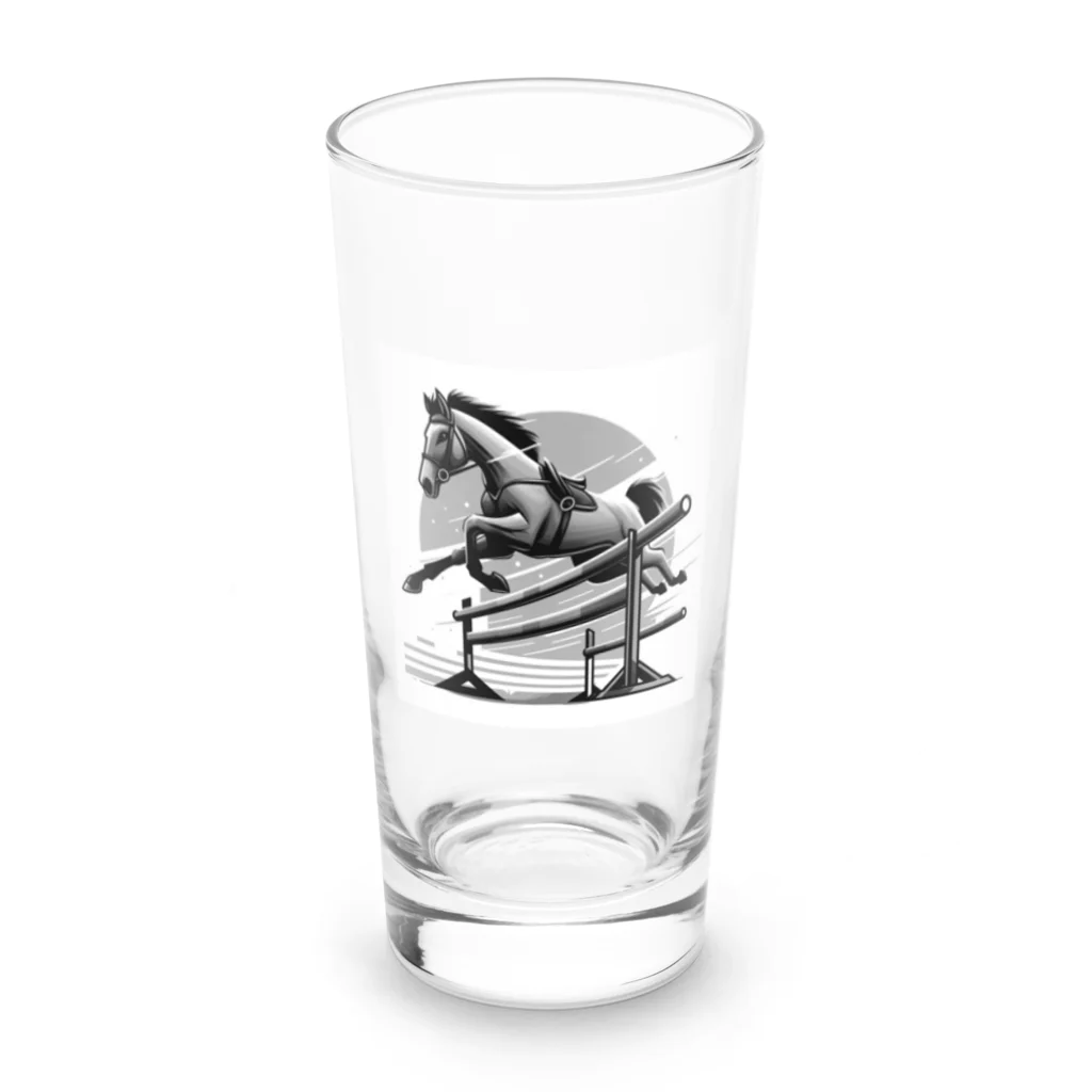 Seiji-Mの重力を超越して障害物を飛び越える競走馬 Long Sized Water Glass :front