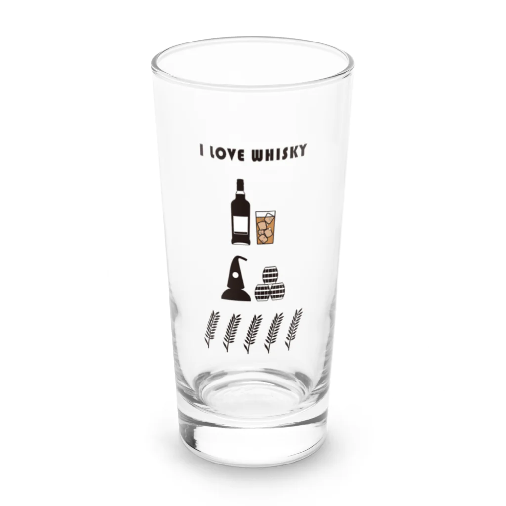 I LOVE【WHISKEY】SHOPのI LOVE WHISKEY-03 Long Sized Water Glass :front