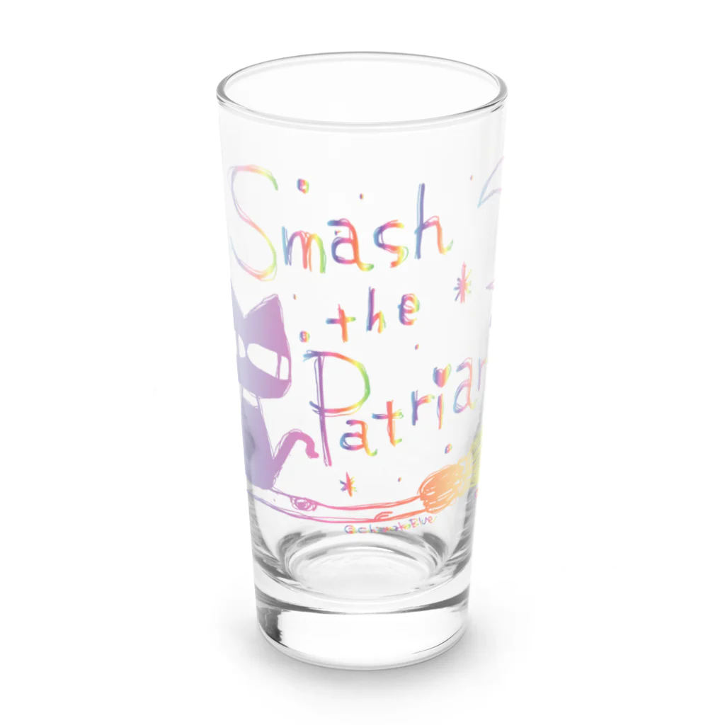 ❤kabotya❤のSmash the Patriarchy Long Sized Water Glass :front