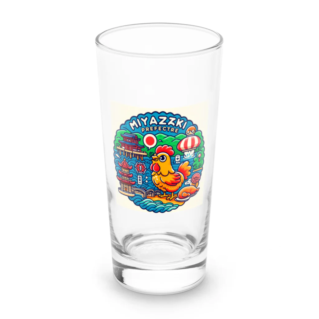 CHRON SHIROの宮城県 Long Sized Water Glass :front