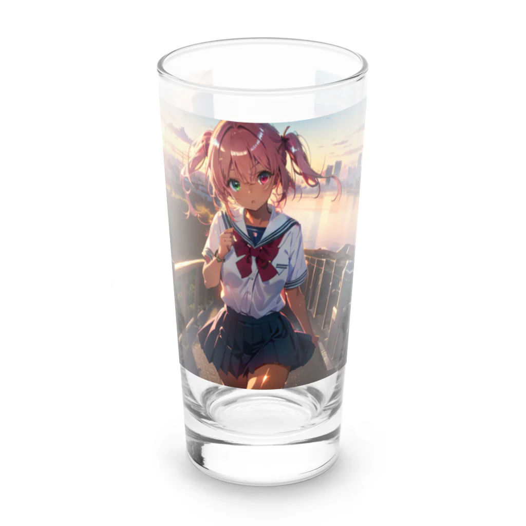 ヴィヴィオの夕焼け Long Sized Water Glass :front