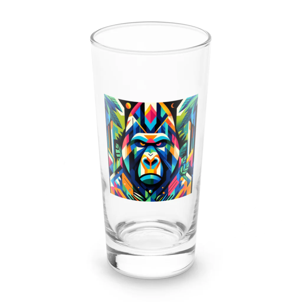 1682HOHETOのグラフィックゴリラ Long Sized Water Glass :front