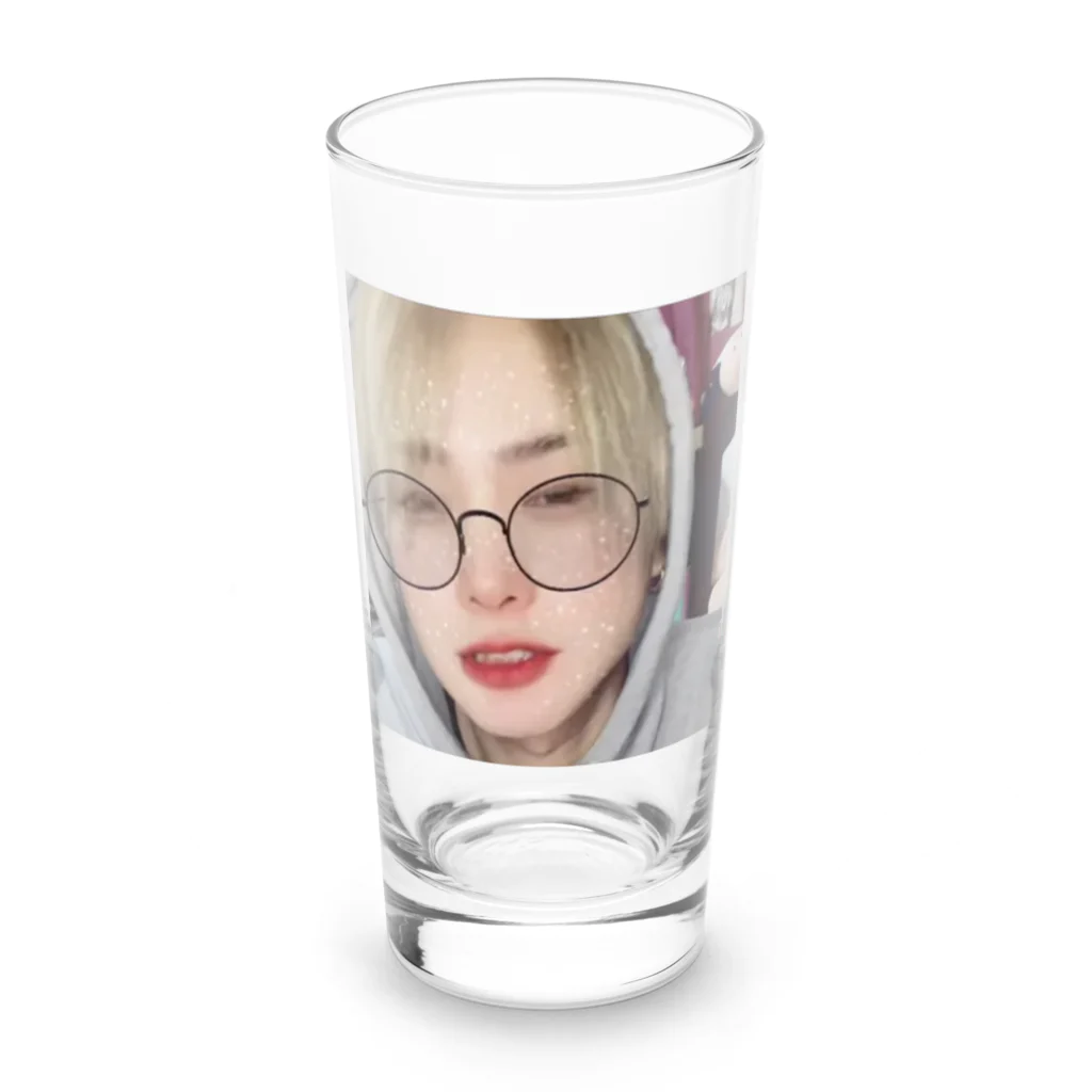 もるにゃのもるにゃ Long Sized Water Glass :front