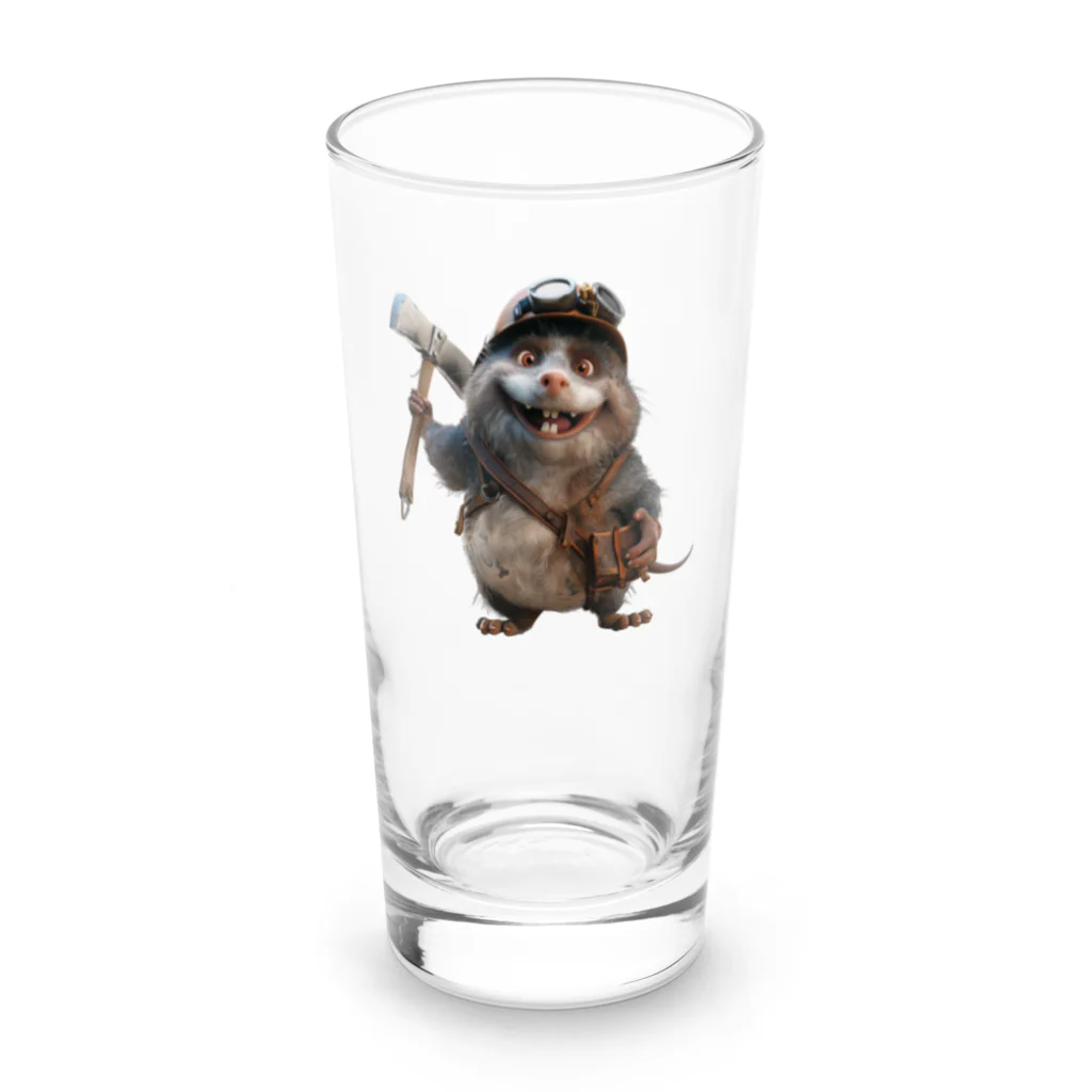 AQUAMETAVERSEのもぐらくん探検隊（班長） BeeBee 1786 Long Sized Water Glass :front