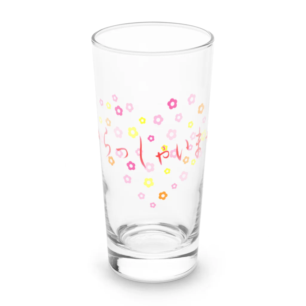 ainarukokoroのいらしゃいませ　花 Long Sized Water Glass :front