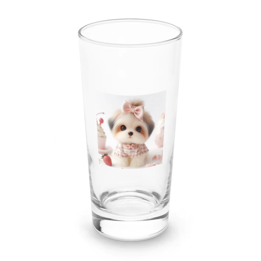 koumeiのかわいい子犬 Long Sized Water Glass :front