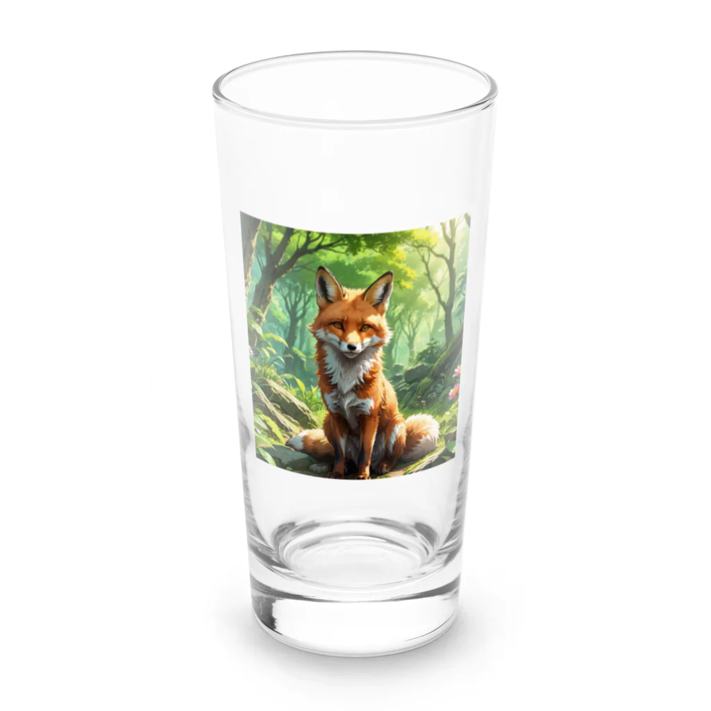 cuteAの可愛いキツネ Long Sized Water Glass :front