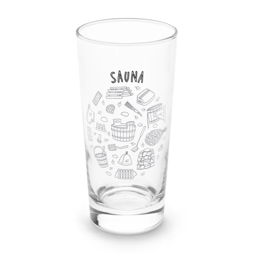 QOL↑shopのSAUNA  world Long Sized Water Glass :front