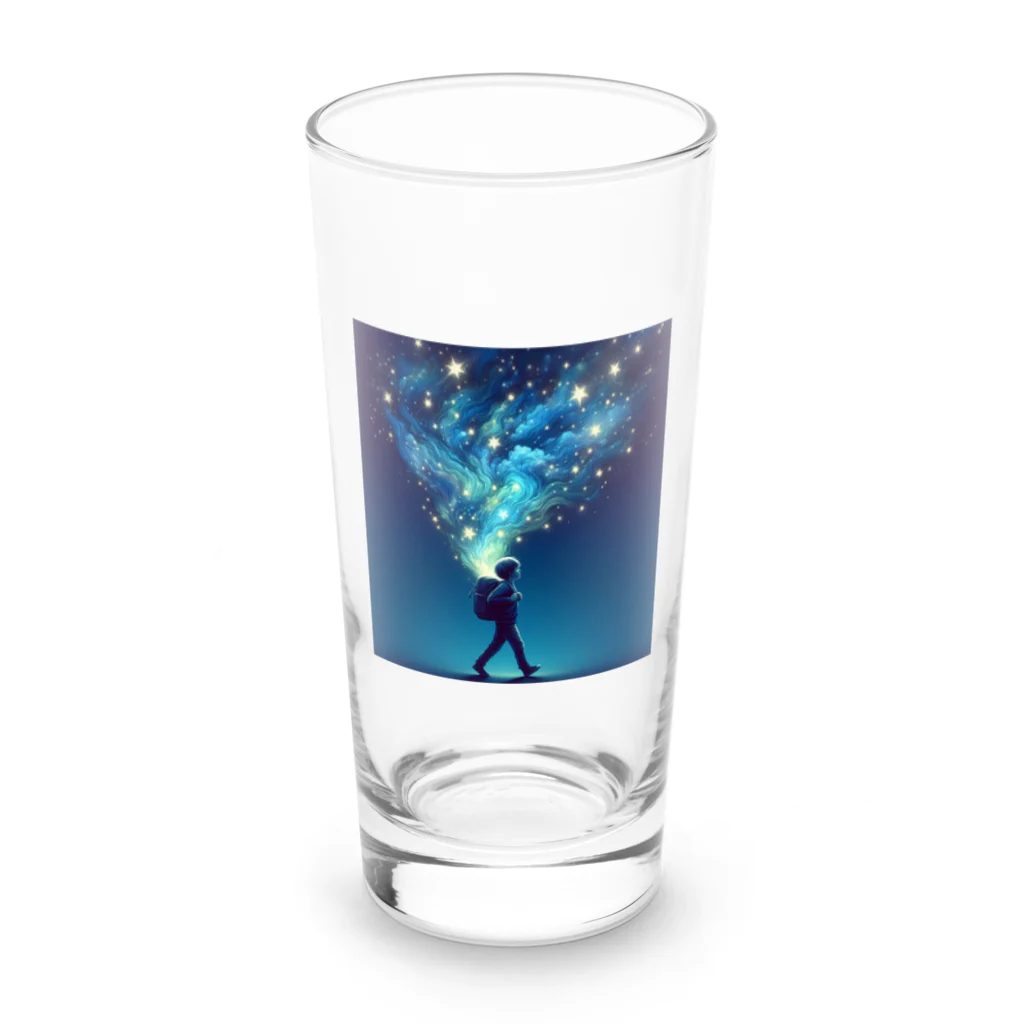 kok&foreverの星空を運ぶ夢想家 Long Sized Water Glass :front