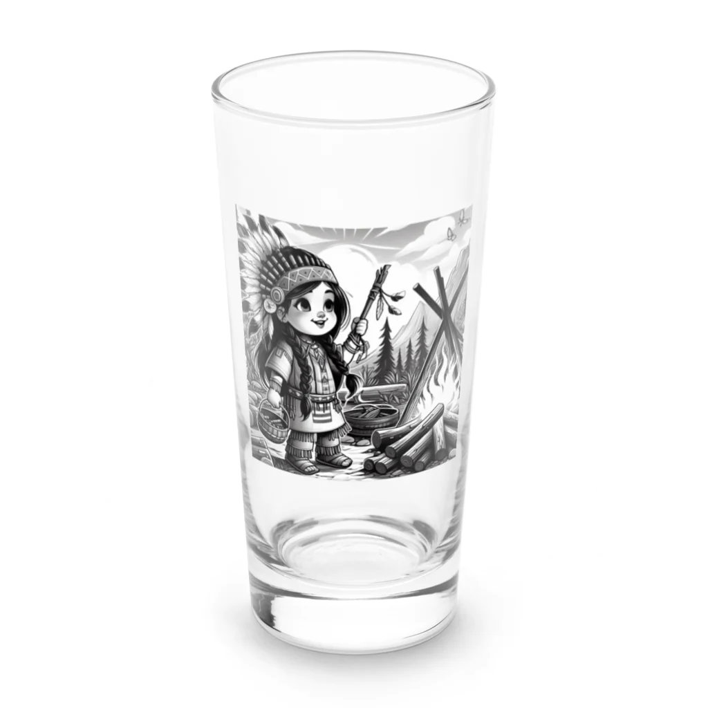 リトルアドラのリトルアドラ Long Sized Water Glass :front