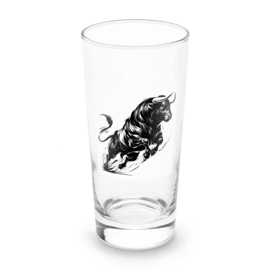 JBの水墨牛 Long Sized Water Glass :front